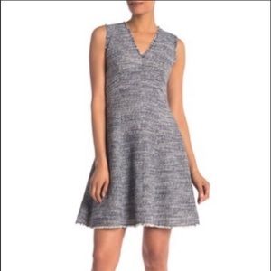 Rebecca Taylor Blue Tweed Dress Size 4